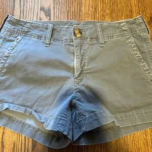 American Eagle Outfitters Blue/Gray Women's Shorts